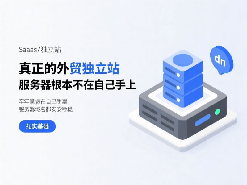 外貿獨立站還是外貿 SaaS 系統？先搞懂什么是真正的獨立站?